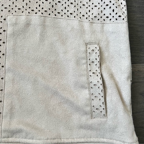 Faux Suede Leather Jacket - Picture 4 of 9